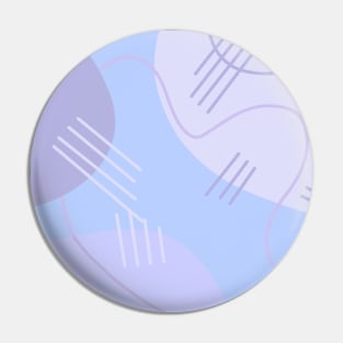 Light Blue and Purple Abstract Art Shapes and Lines Pin