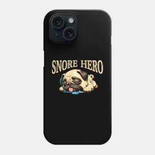 Pug Snoring Phone Case