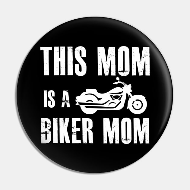 this mom is a biker mom,Gift for Mother, Gift for Women, Mom Christmas Gift, Mom Birthday Gift Pin by CoApparel