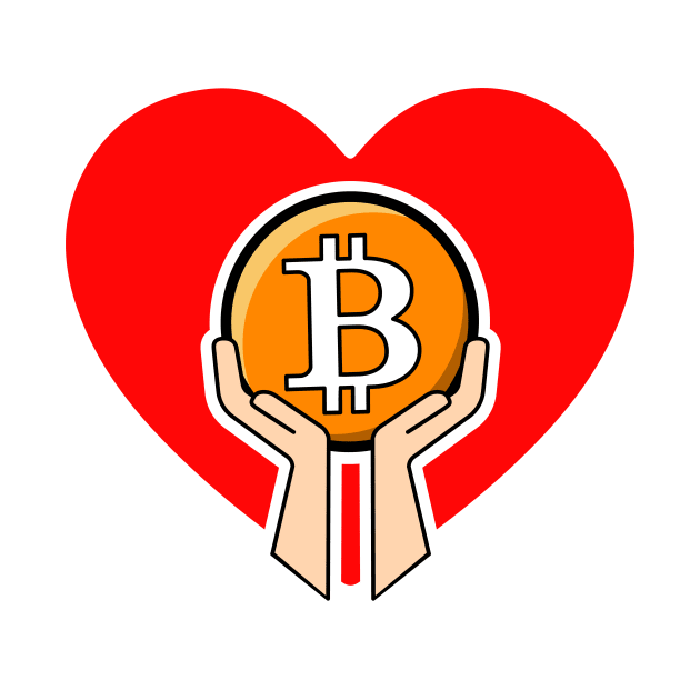 love holding bitcoin, new era digital decentralization money by Akman