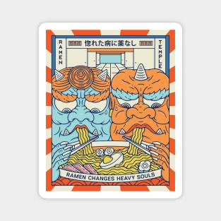 Demon Brothers for Ramen Temple Magnet