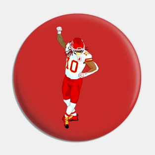 Isiah Pacheco 10 - kc chiefs Pin