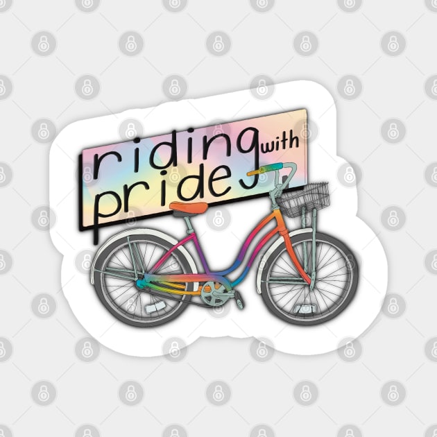 Riding with Pride Magnet by cherdoodles