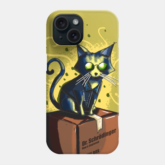 Schrödinger's cat Phone Case by siriusreno