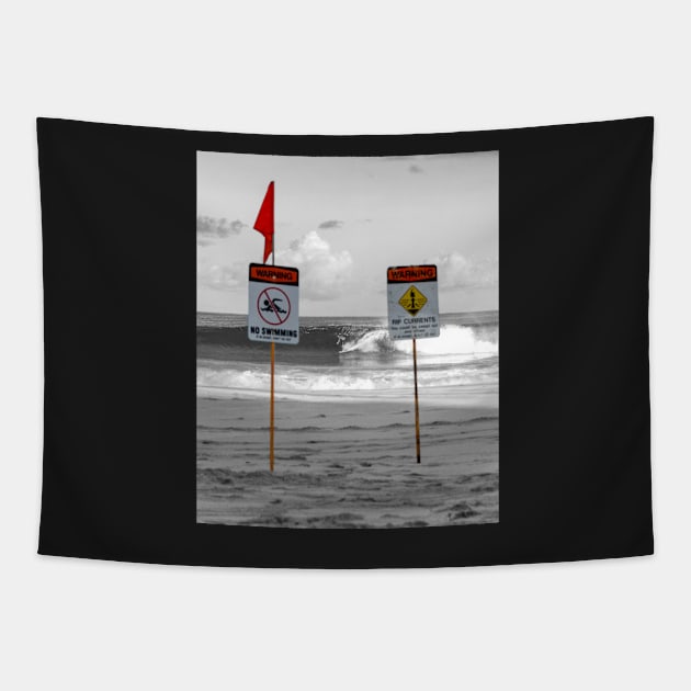 Rip Currents Tapestry by DebraCasey