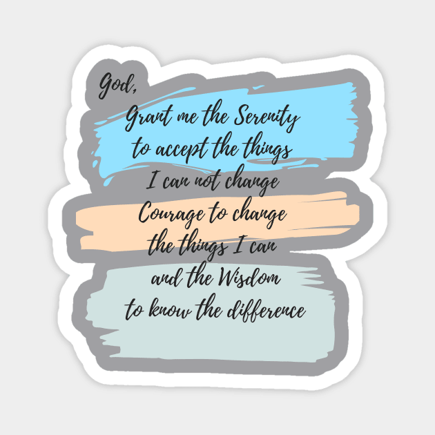 Serenity Prayer Magnet by Gifts of Recovery