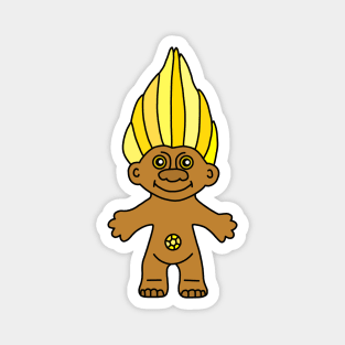 Yellow Troll Magnet