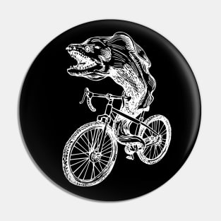 SEEMBO Moray Eel Cycling Bicycle Fish Biking Bicycling Bike Pin