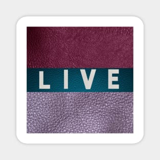 ART leather live Magnet