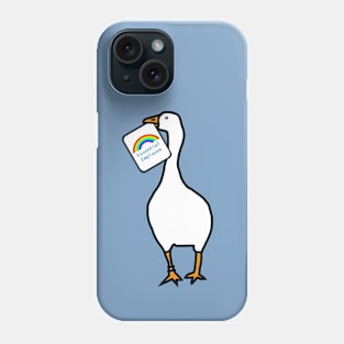 Goose with Stolen Essential Employee Rainbow Card Phone Case