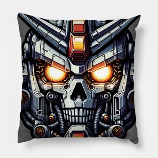 Biomech Skull S01 D13 Pillow