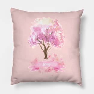 Spring is here! - Spring season blooming Pillow