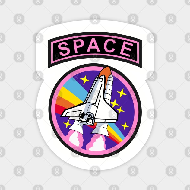 Space Ranger Takeoff Magnet by HighBrowDesigns