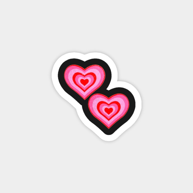 aesthetic hearts Magnet by uchix