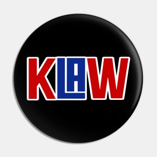 KLAW, LA Basketball Pin