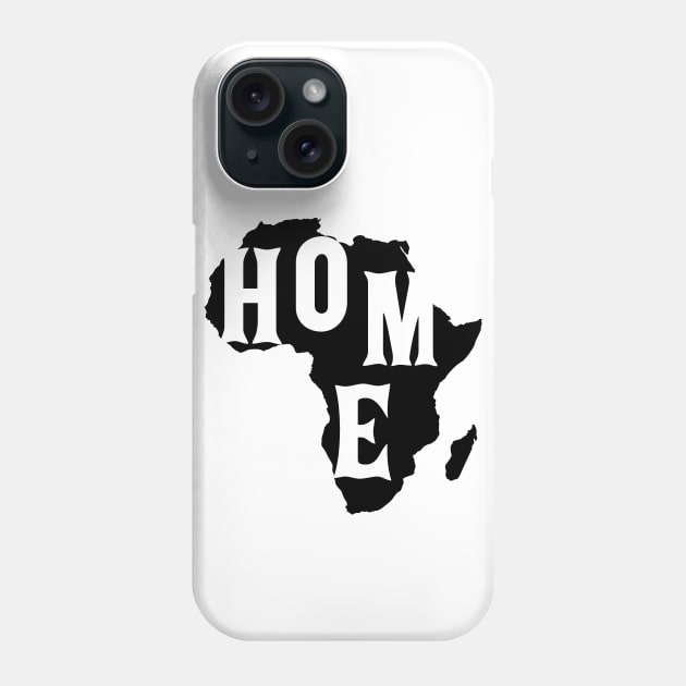 Black History Month BLM, HOME Africa Map Phone Case by Charaf Eddine