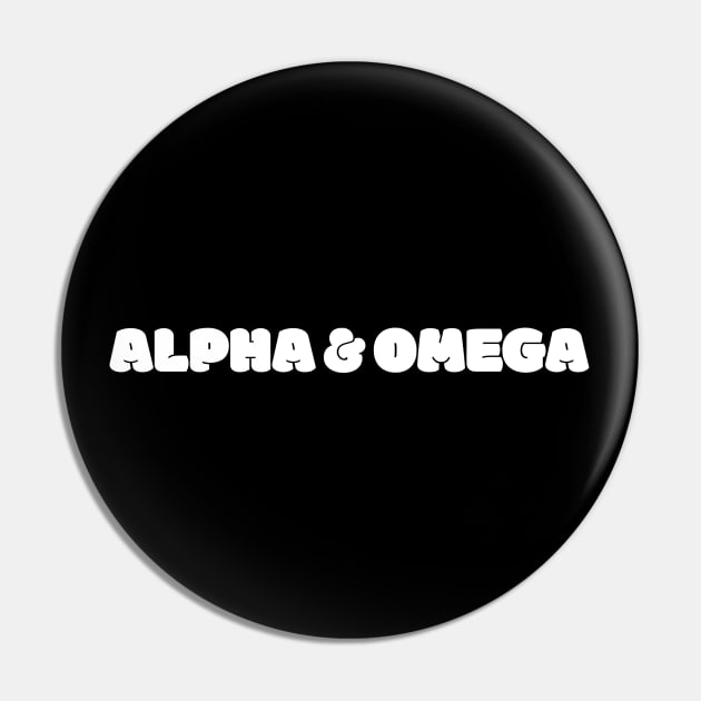 Alpha & Omega & Me Pin by Church Store