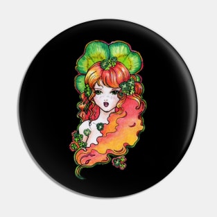 Clover fairy Pin