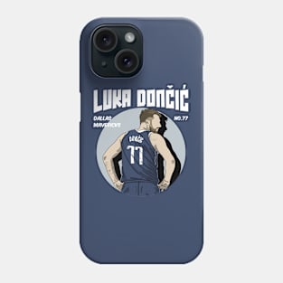 Luka Doncic Comic Style Art Phone Case