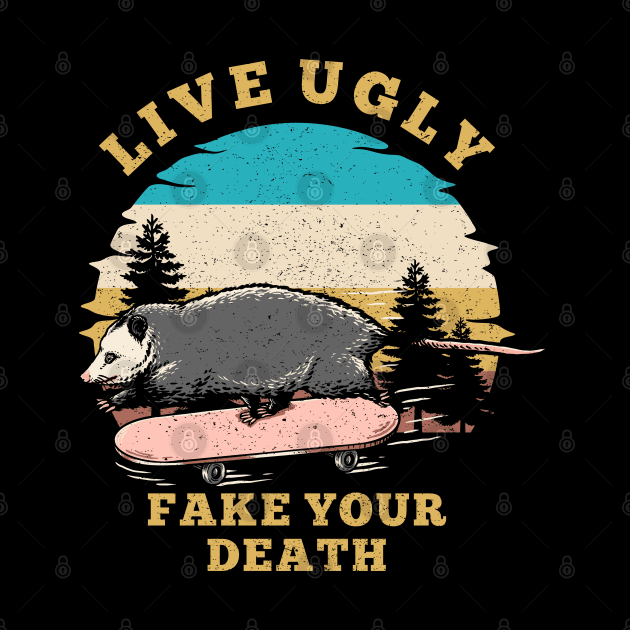 live ugly fake your death by sober artwerk