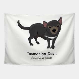 Endangered animals of Australia - Tasmanian Devil (Sarcophilus harrisii) Tapestry