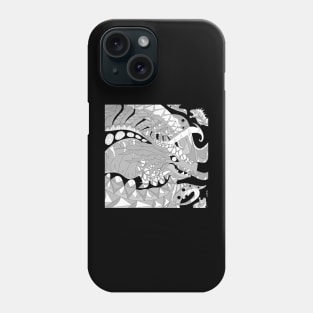 grey kaiju kraken ecopop Phone Case