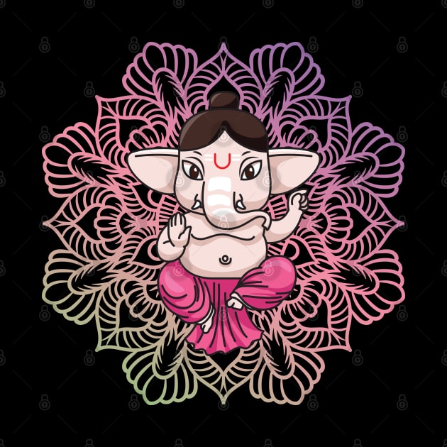 Ganesh Mandala by TambuStore