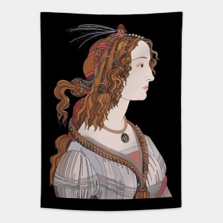 Inspired by Sandro Botticelli’s Portrait of a Young Woman Tapestry