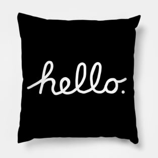 Apple Hello Pillow