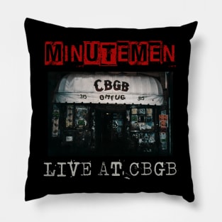 minutemen live at cbgb Pillow