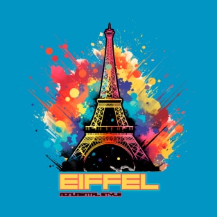 Eiffel tower by Monumental.Style T-Shirt