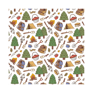 Summer Camp Pattern T-Shirt