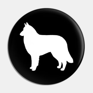 Belgian Tervuren Dog Breed Silhouette Pin