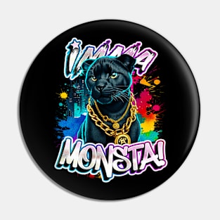 Imma Monsta! PANTHER | Blacktee | by Asarteon Pin