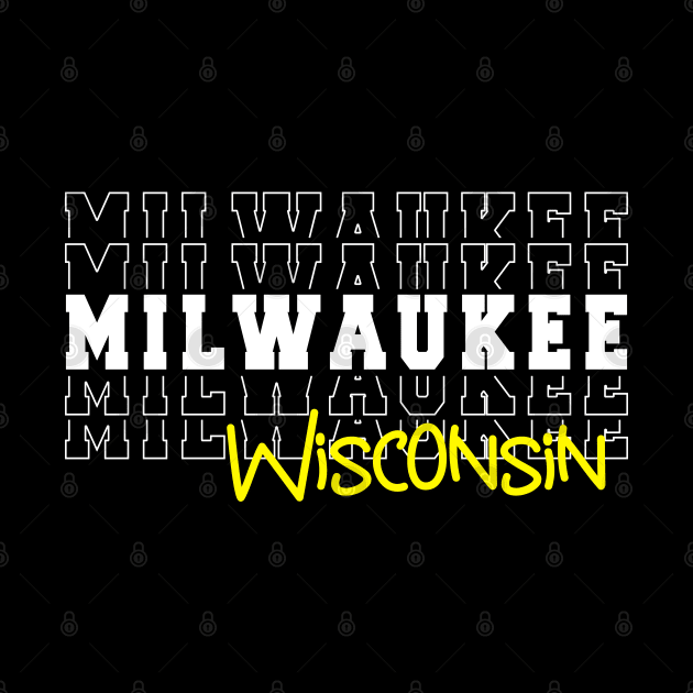 Milwaukee city Wisconsin Milwaukee WI by TeeLogic