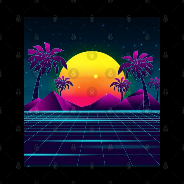 Sunset Retrowave by edmproject