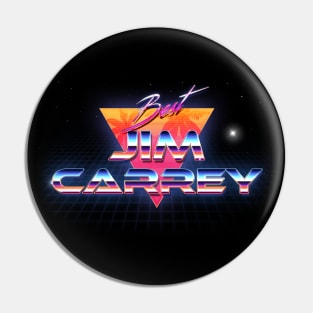 Jim Carrey Retro Crome Art Pin
