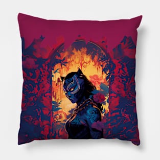 Lady Panther Pillow