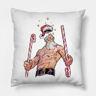 Battle Santa Pillow