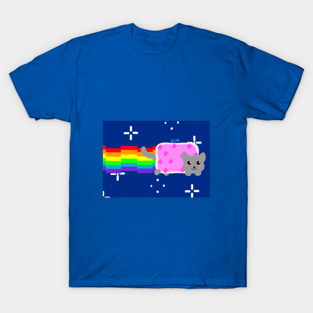 Nyan Cat Nyan Cat Rainbow T Shirt Teepublic Au