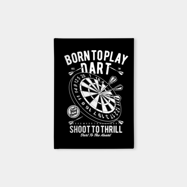 Vintage Born To Play Dart Shirt Darts Dad Gift