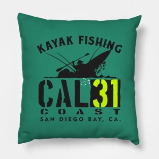 CAL31 Coast Kayak Fishing San Diego Bay Pillow