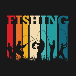 Fishing Retro T-Shirt T-Shirt