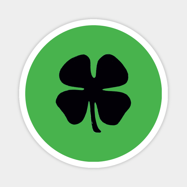 Green Four Leaf Clover Magnet