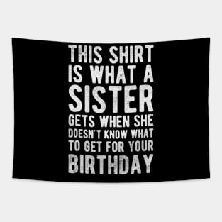 Sister Birthday Tapestry