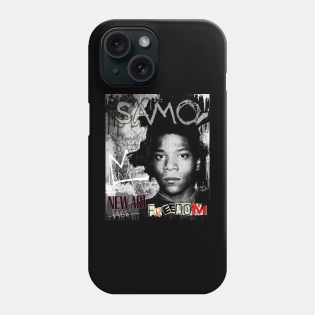 Basquiat Collage Phone Case by bulletstudios