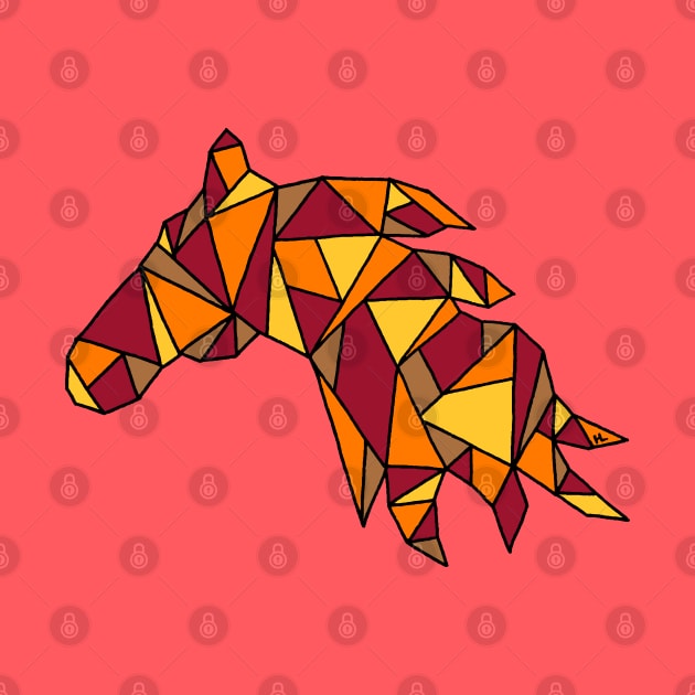 Geometric Horse by HLeslie Design