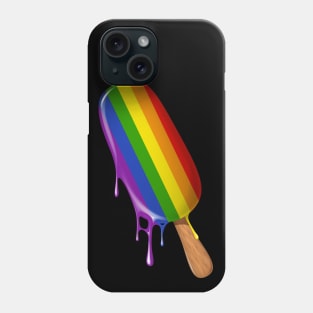 LGBT Shirt Support, Ice Cream Rainbow Flag Gay Lesbian Pride Phone Case