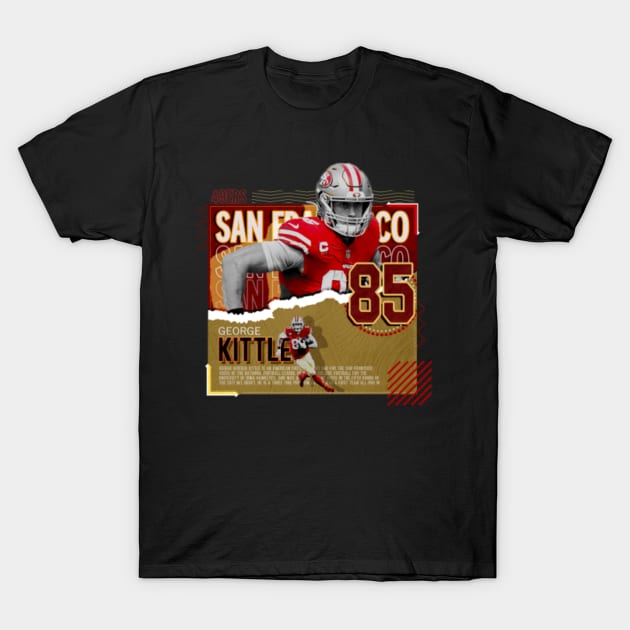 Rinkha George Kittle Football Paper Poster 49ers T-Shirt