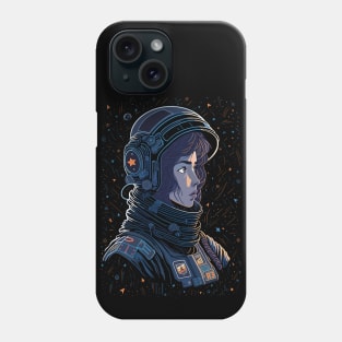 Anime Female Astronaut Phone Case